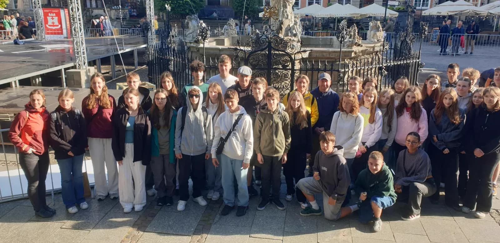 School group in Gdansk